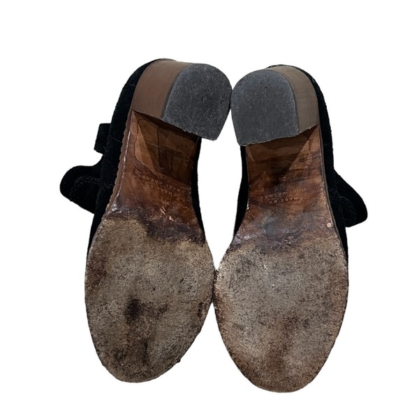 Marc By Marc Jacobs Black Suede Heeled Ankle Boots Size 36 Women’s - Picture 9 of 9